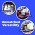 DURASACK Heavy Duty 100-Gallon Builder's Bulk Bags, White Woven Polypropylene Contractor Trash Bags for Demo