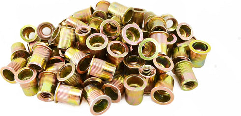 Astro Tools RN10M 100pcs M10 10mm Steel Rivet Nuts, Golden by Astro Pneumatic Tool