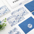 50 Pack 4 6 Inch FYSUIMU Blue White Floral Thank You Cards Boxed Chinoiserie Flower Greeting Cards With Envelopes