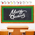 Whaline 98.4Ft Christmas Glitter Bulletin Board Borders - 3 Rolls Red Green Gold Die-Cut Trim for School Office