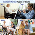 Tailbone Extra Large Seat Cushion for Pain Relief, Ergonomic Office Chair Cushion, Memory Foam Coccyx Cushion, Relief