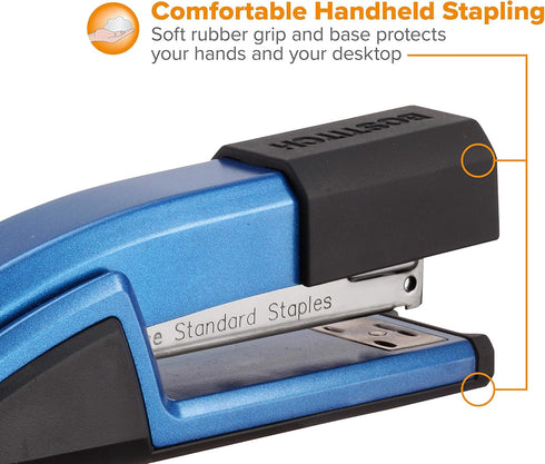 Bostitch Office Epic Metal 3 In 1 Stapler, 25 Sheet Capacity, Includes 210 Staples in Storage Compartment