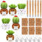Wavwavw 6 Set Employee Appreciation Gifts Bulk, Gifts for Coworkers, Doll Crochet with