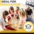 Dry Erase Magnetic Labels - Reusable Sticky Notes for Refrigerator, Blank Magnet Stickers for Writing