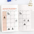 ARK CREATION INC. 50 0.5 inch ARK Creation Gym Work Out Reminder Stickers | Fitness Stickers | Gym Icon Planner