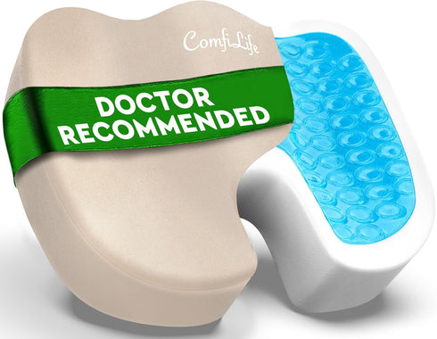 ComfiLife Premium Gel & Memory Foam Seat Cushion Doctor Recommended Office Chair