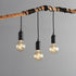 15Ft (BP0030-1BP) BRIGHTTIA - Matte Black Plug-in Pendant Light - Portable Industrial Vintage Lamp with Twisted Fabric