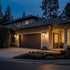 2 Pack Solar Wall Lights Outdoor, Dusk to Dawn Outdoor Lighting Fixtures Wall Sconce, Waterproof Black Exterior Lantern