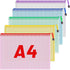 Koogel 5PCS Mesh Zipper Pouches, Waterproof Zipper File Bags for A4 Paper, Travel, Office, School, Cosmetics