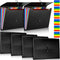 Patelai 6 Pack File Folder Organizer - 13 Pocket Expanding File Folder A4 Letter Size Paper Document Receipt Organizer