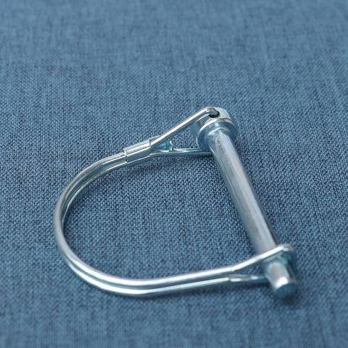Tivnhuils Trailer Coupler Pin, 2Pcs Zinc Plated Carbon Steel Locking Pin, 1/4" x 2.16"