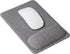 SenseAGE Compact Ergonomic Mouse Pad with Wrist Support, Non-Slip Base, Lightweight & Portable, Grey
