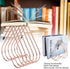 Rose Gold File Organizer, School Supplies Desk Book Storage Rack, Telescopic Folder Stand Organizer, Craft Supplies