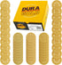 Dura-Gold Premium Variety Pack - 5" Gold Sanding Discs, 8-Hole Dustless Hook and Loop, 10 each of Grit (60, 80, 120,