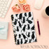 Cat Notebook, Cat Journal, Black Cat Spiral Notebook, Cat Office Supplies, 5.5x8.3 Inches