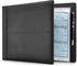Juvale 7-Ring Business Check Binder for Checkbooks Organization, Black Faux Leather Folder for 600 Checks (14 x 10
