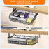 Under Desk Drawer with Slide Out Design, No Drill Metal Cable Management Shelf Tray Basket for Office, Home, Workspace