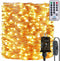 165Ft Ultra Long 500 LEDs String Lights Plug in, with Switch/Timer, Waterproof
