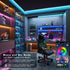 GANZQH 50FT, (1 50FT) Led Lights for Bedroom RGB Led Strip Lights Color Changing Indoor, Music Sync Led Light Strip