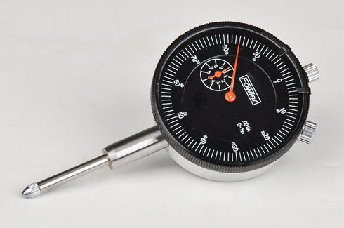Fowler 52-520-109-0 Adg Dial Indicator with 0-1" Measuring Range, Black