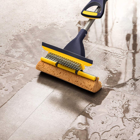 Commercial 2 Yocada Sponge Mop Replacement Refill Head Home Use Tile Floor Bathroom Garage Cleaning Easily Dry Wringing