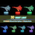 Deal Best F-22 3D Raptor Model Fighter Jet Plane Illusion Lamp Airplane Bedroom Decor Night Light Remote Gifts