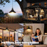 Bailoch 1 Pack Black Portable Battery Operated Hanging Light, Rechargeable Wireless Outdoor Pendant Light with Remote