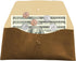 succor Genuine Leather Cash Envelopes for Men, Reusable Budget Wallet, Retro Clutch for Minimalist