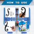 YEAROCK 6.3" Set (2) S Style Shutter Dogs Hardware, Metal Shutter Fasteners with Screwsl, Decorative Window Tieback