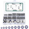 JMINRUN Metric Nylon Insert Lock Nut Assortment Kit, 530PCS Stainless Steel Standard Thread