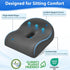 DownyCloud Tailbone, Seat Cushion for Pressure Relief - Ergonomic Home & Office Chair Cushions for Hip, Sciatica