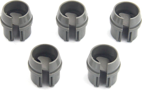 ISPINNER 25pcs 1/2 Inch Non-Metallic Cable Connectors, Labor Saving Snap Installation for Single and Two Cables