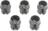 ISPINNER 25pcs 1/2 Inch Non-Metallic Cable Connectors, Labor Saving Snap Installation for Single and Two Cables