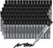 cloudriver Permanent Markers, 96 Count Black Permanent Marker Bulk Set, Chisel Tip, Quick Drying Ink