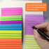 Transparent Sticky Notes, 350pcs Clear 3x3 Inch Sticky Note Set for 2023 Planner, Office School Supplies, 7 Bright