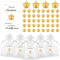 Nosiny Employee Appreciation Gifts - Star Badge Lapel Pins with Inspirational Greeting Cards