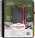 Samsill Deluxe 24 Pocket Spiral Project Folder, 12 Dividers, Customizable Front Cover, Multi Colors Plastic Folders