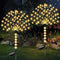 TYASDBA Garden Decor Solar Lights Outdoor,155LED 8 lighting modes pole light Waterproof Warm