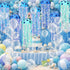 Lunmon 8 Sets 8 10 Inch 100 5/10 Inch Sponge Themed Birthday Party Decoration or Jellyfish Hanging Paper Lanterns Pcs