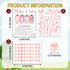 APIILVPQ 10 810" A02 Potty Training Chart with Reward Stickers, Potty Chart for Toddlers Girls, Pink Bow Reward