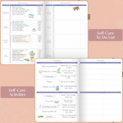 7.1x10.5, 3 Legend Self-Care Journal Guided Daily Reflection Journal to Support Mental & Physical Health Daily Mood