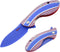 JIN Starry Pocket Knife, Folding Knife DIY Making Kit, Safe Fidget Toy,