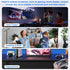1 2 1 2 24K XMSJSIY Digital Optical Audio Splitter in Out Female to Female Gold-Plated Fiber Optic Port Connector