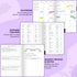 GoGirl Budget Planner - Monthly Financial Organizer, Expense Tracker Notebook Journal to Control Money (Compact, Purple)