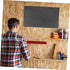 Vaguelly Pegboard Panel for Garage and Workbench Storage Organizer Space-Saving Tool Holder for Easy Access
