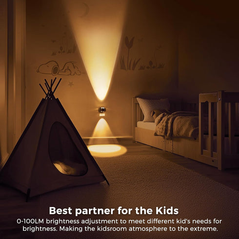 Gifts,1 Pack L LOHAS LED Night Light Projector, Night Lights Plug into Wall, Dusk to Dawn Sensor, Rotating Nightlight
