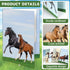 Horse Decorative File Folder Set, 2-Pocket Folder Set with 6 Designs, Laminated Folder for Teachers Students School