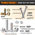 Dianrui 2013 8.8 Set (3 PCS Metric & SAE Nuts & Bolts & Wood Screws Assortment Kit, Phillips Pan Head & Flat Head