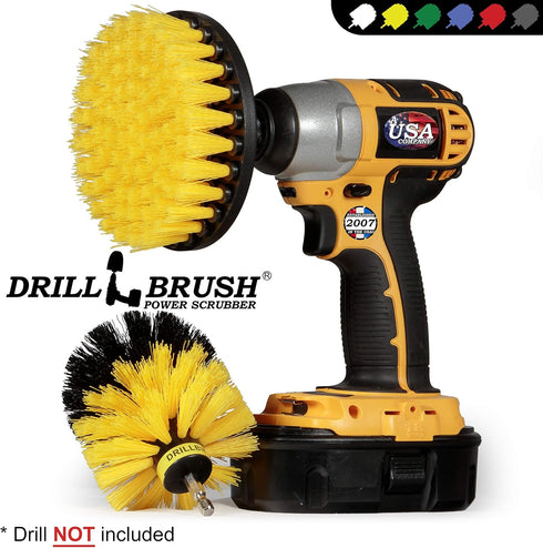 Bathroom Cleaning Tools - Drill Brush Attachment Set, Scrub Brush for Shower, Tile Cleaner