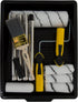 10505 10 Set Set Coral Easy Coater Paint Roller Brush Kit with Extension Pole - Piece for House & Wall Painting - Ideal